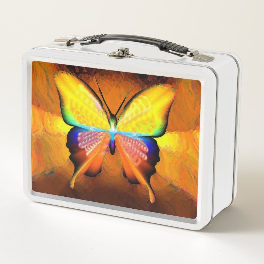 Butterfly White Lunchbox (Vorderseite)
