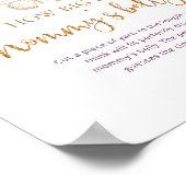 Butterfly, wie groß ist das Bauchposter der Mama Poster (Ecke)