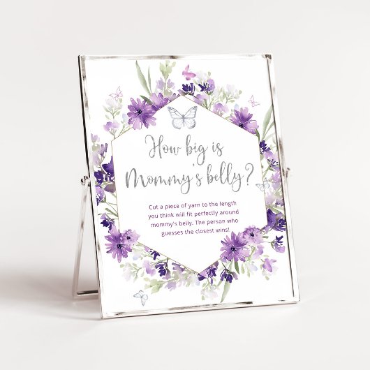 Butterfly, wie groß ist das Bauchposter der Mama Poster