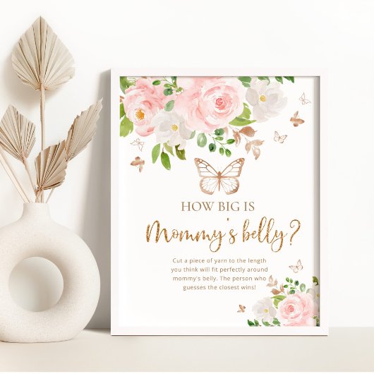 Butterfly wie groß ist das Bauchspiel der Mama Poster