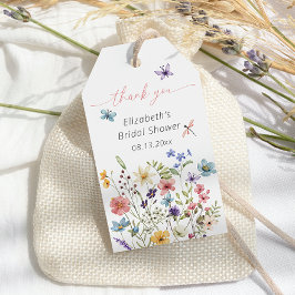 Butterfly Wildblume Garden Brautparty Gefallen Geschenkanhänger