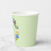 Butterfly-Wildblumen Geburtstagsparty Paper Cups Pappbecher (Links)