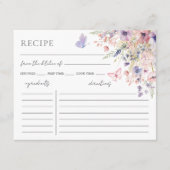 Butterfly Wildflower Recipe Begleitkarte (Vorderseite)