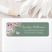 Butterfly Wildflower Return Address (Insitu)