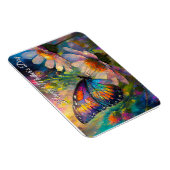 Butterfly Wildflower Sunrise Mother's Day Magnet (Rechte Seite)