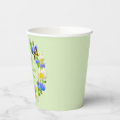 Butterfly Wildlowers Baby Shooting Paper Cups Pappbecher (Links)