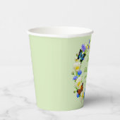 Butterfly Wildlowers Baby Shooting Paper Cups Pappbecher (Rechts)