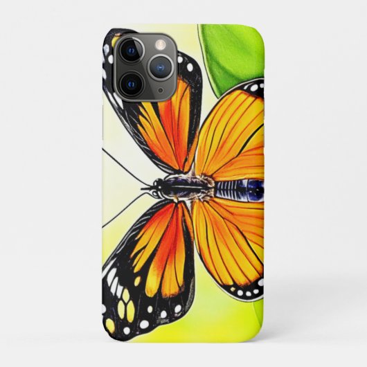 Butterfly Wing Detail Design Case-Mate iPhone Hülle (Rückseite)