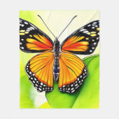 Butterfly Wing Detail Design Fleecedecke (Vorderseite)
