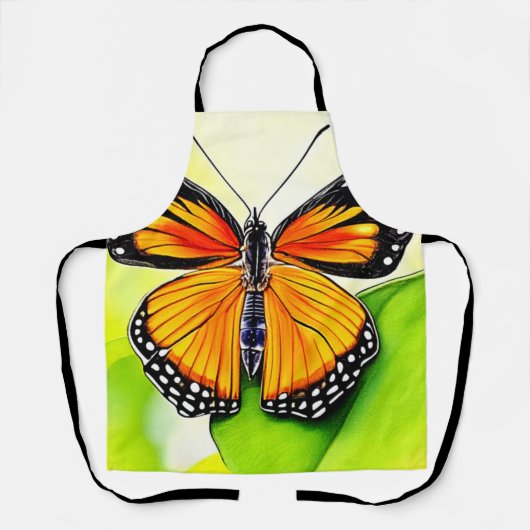 Butterfly Wing Detail Design Schürze (Vorderseite)