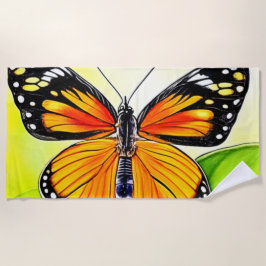 Butterfly Wing Detail Design Strandtuch