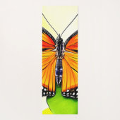 Butterfly Wing Detail Design Yogamatte (Rückseite)