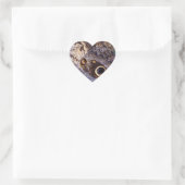 Butterfly Wing Heart Sticker (Tasche)