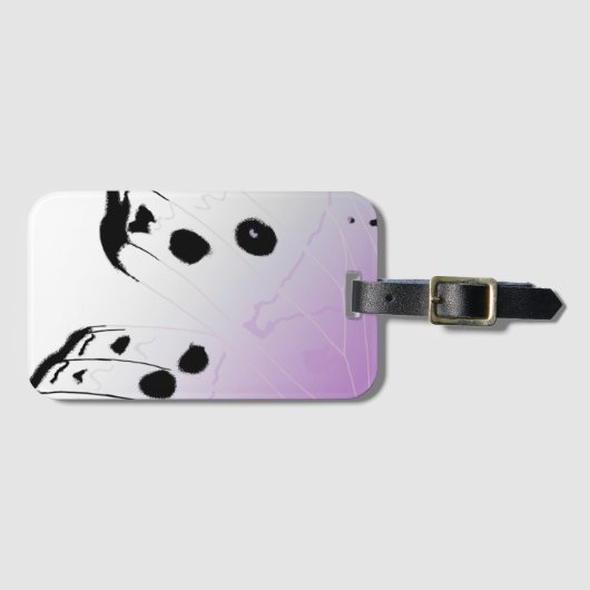 Butterfly Wing - Mutter des Perlkopfkissens Gepäckanhänger (Vorderseite (Horizontal))