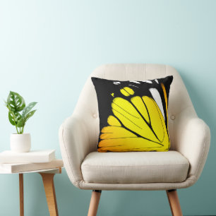 Butterfly Wing - Orange Gull Kissen