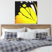 Butterfly Wing - Orange Gull Leinwanddruck (Insitu (Schlafzimmer))