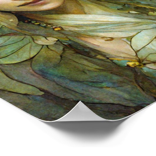 Butterfly Wings 2 Fantasy Art Poster (Ecke)