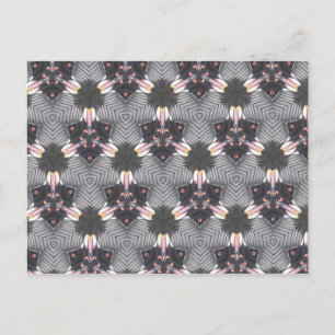 Butterfly Wings Geometric Design Postkarte