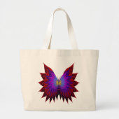 Butterfly Wings Große Totttasche Jumbo Stoffbeutel (Vorne)