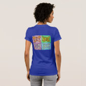 Butterfly Wings Inspirational Word Art Tees Shirts (Schwarz voll)