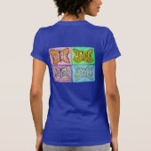 Butterfly Wings Inspirational Word Art Tees Shirts (Rückseite)