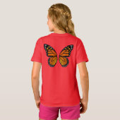 Butterfly Wings Kinder T - Shirt Niedliche Bio T-S (Schwarz voll)