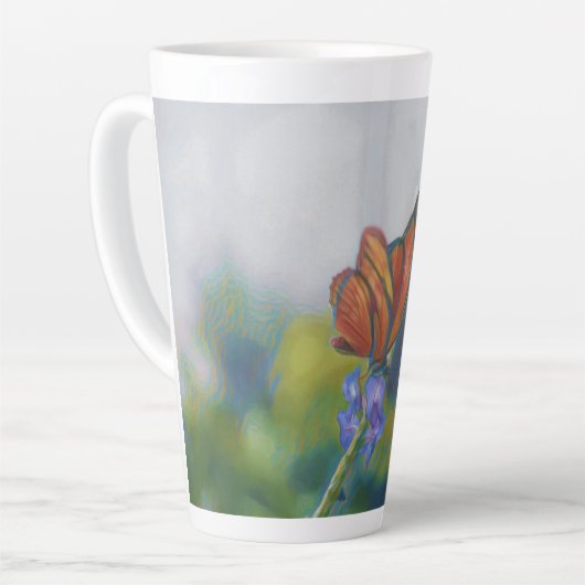 Butterfly Wings Latte Tasse (Linke Ecke)