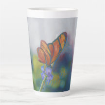 Butterfly Wings Latte Tasse