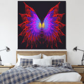 Butterfly Wings Leinwanddruck (Insitu (Schlafzimmer))