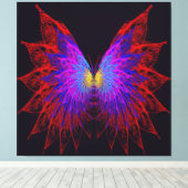Butterfly Wings Leinwanddruck (Insitu (Holzboden))