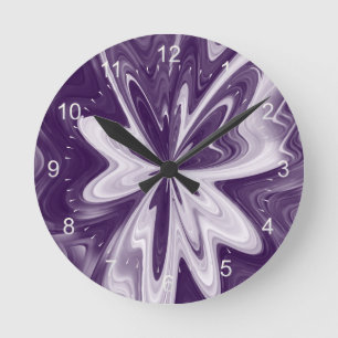 butterfly wings runde wanduhr