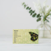 Butterfly Wings Visitenkarte (Stehend Vorderseite)