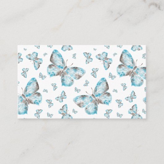 Butterfly Wings Wall Art Visitenkarte (Vorderseite)