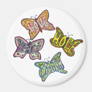 Butterfly Wings Word Art Gift Kühlschrankmagnete Magnet