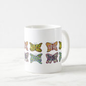Butterfly Wings Word Art Inspiration Kaffee Tasse (VorderseiteRechts)