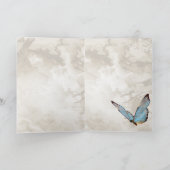 BÜTTERFLY WISHING GUT BRIDESMAID INVITE EINLADUNG (Innenseite)