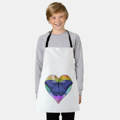 Butterfly with Heart Schürze (Getragen)