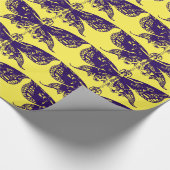 Butterfly Woman Geschenkpapier (Ecke)