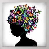 Butterfly Woman Poster (Vorne)