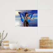Butterfly Woman Poster (Küche)