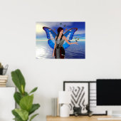 Butterfly Woman Poster (Heimbüro)