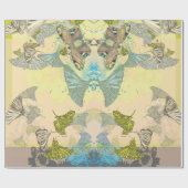Butterfly Wrapping Paper Geschenkpapier (Flach)