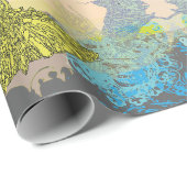 Butterfly Wrapping Paper Geschenkpapier (Rolleneckpunkt)