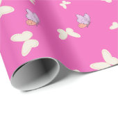 Butterfly Wrapping Paper Geschenkpapier (Rolleneckpunkt)