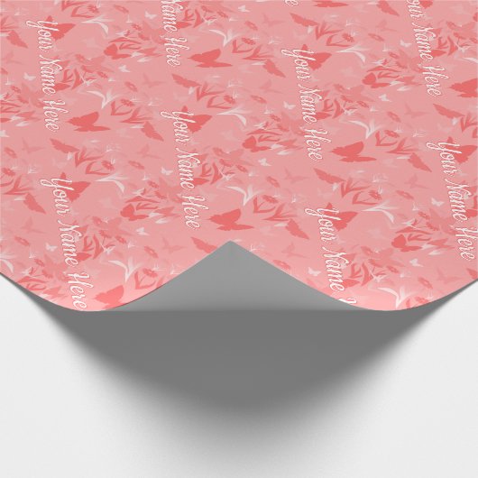 Butterfly Wrapping Paper Personalisiert Gift Paper Geschenkpapier (Ecke)