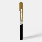 Butterfly Yellow Black Case-Mate iPhone Hülle (Rückseite / Links)