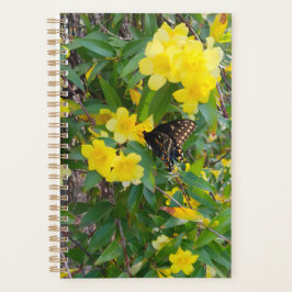 Butterfly & Yellow Flowers Planner Planer