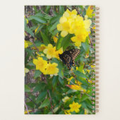 Butterfly & Yellow Flowers Planner Planer (Rückseite)