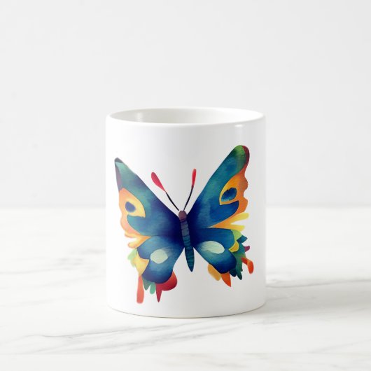 Butterfly Zeichnend Kaffeetasse (Mittel)