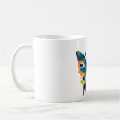 Butterfly Zeichnend Kaffeetasse (Links)